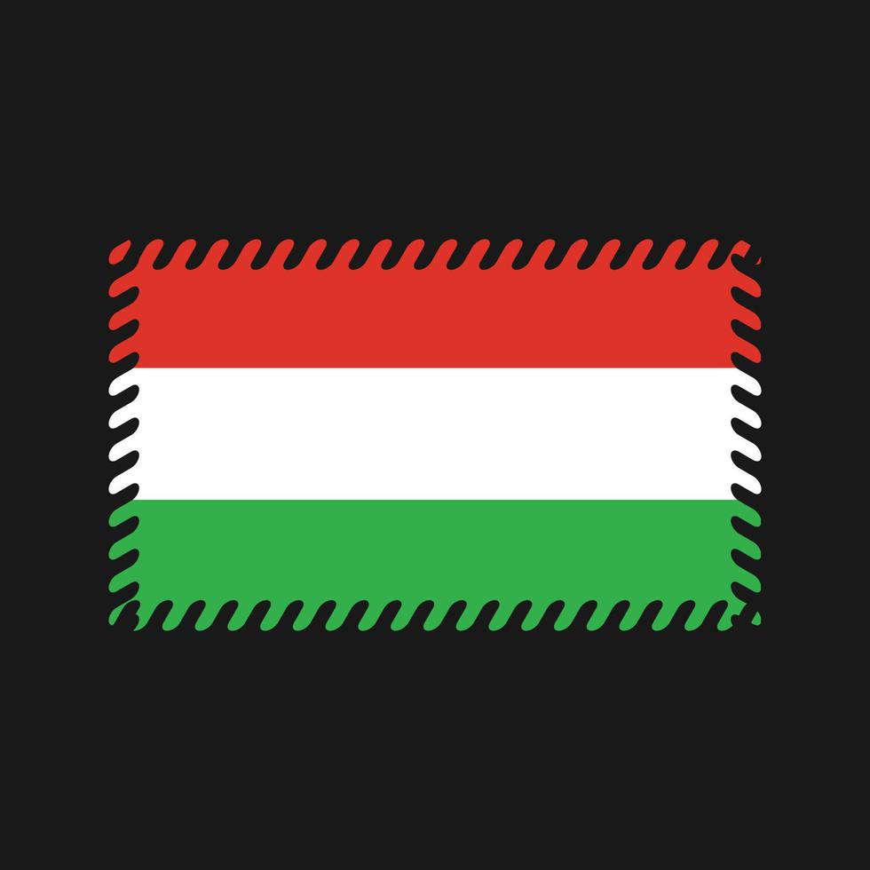 hongarije vlag vector. nationale vlag vector
