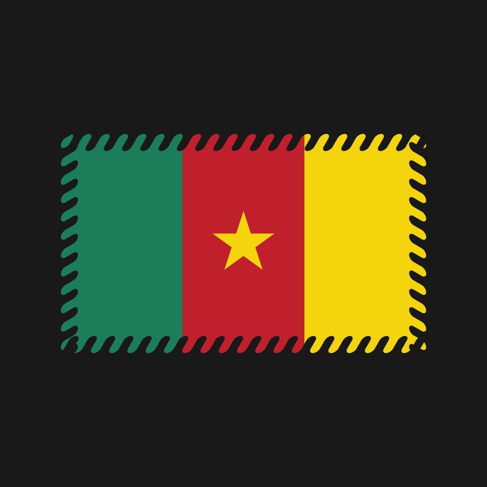 Kameroen vlag vector. nationale vlag vector