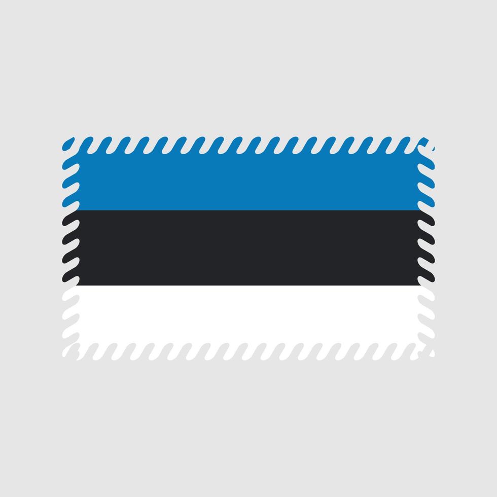 Estland vlag vector. nationale vlag vector