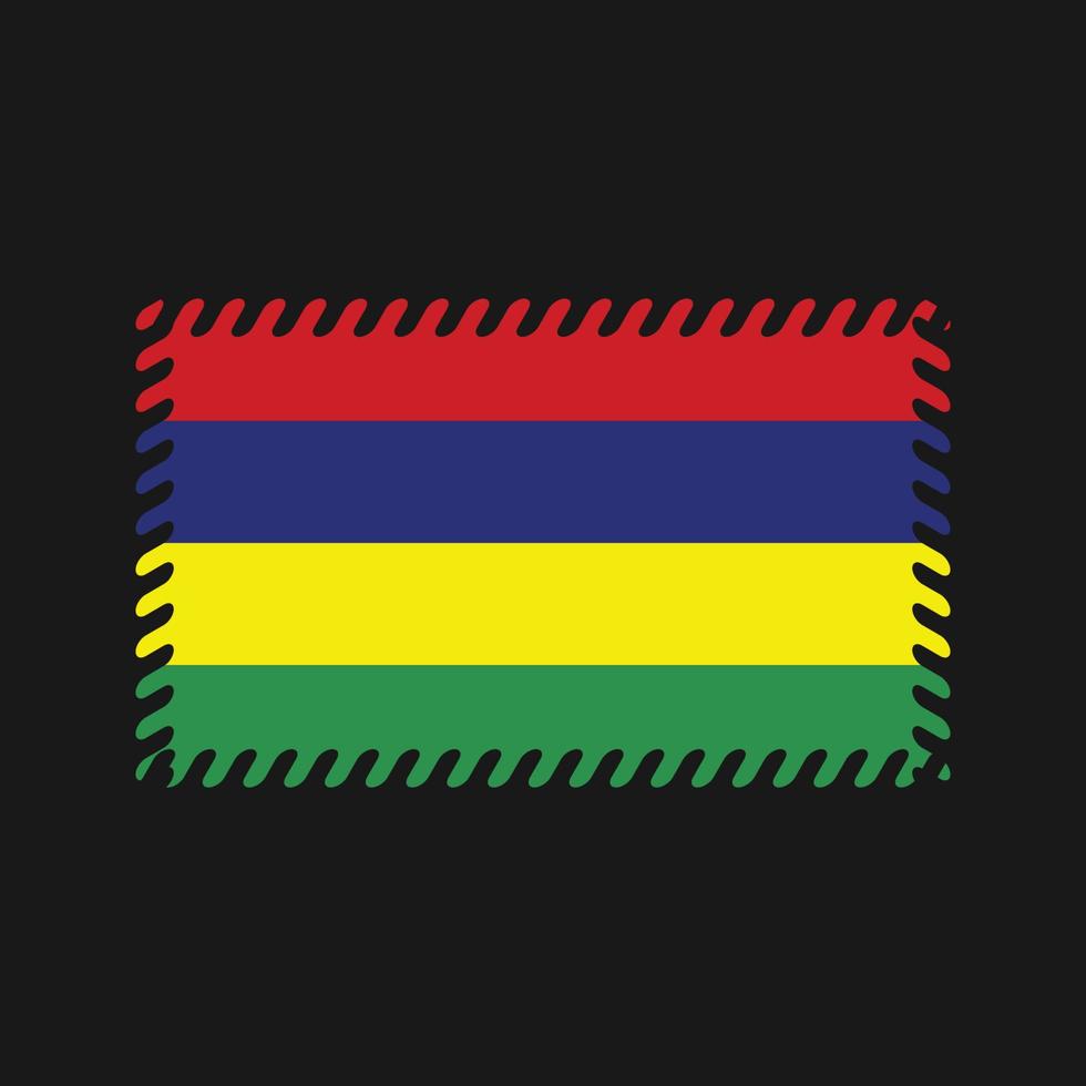 Mauritius vlag vector. nationale vlag vector