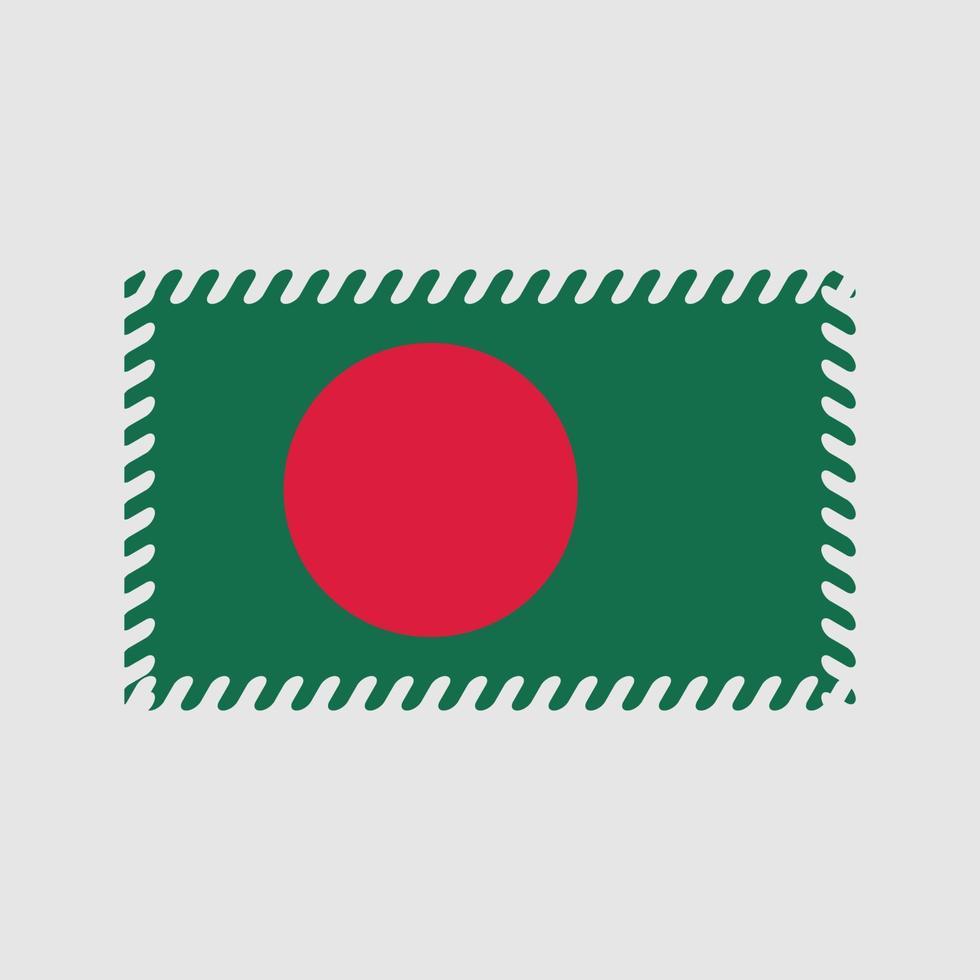 vlag van Bangladesh. nationale vlag vector