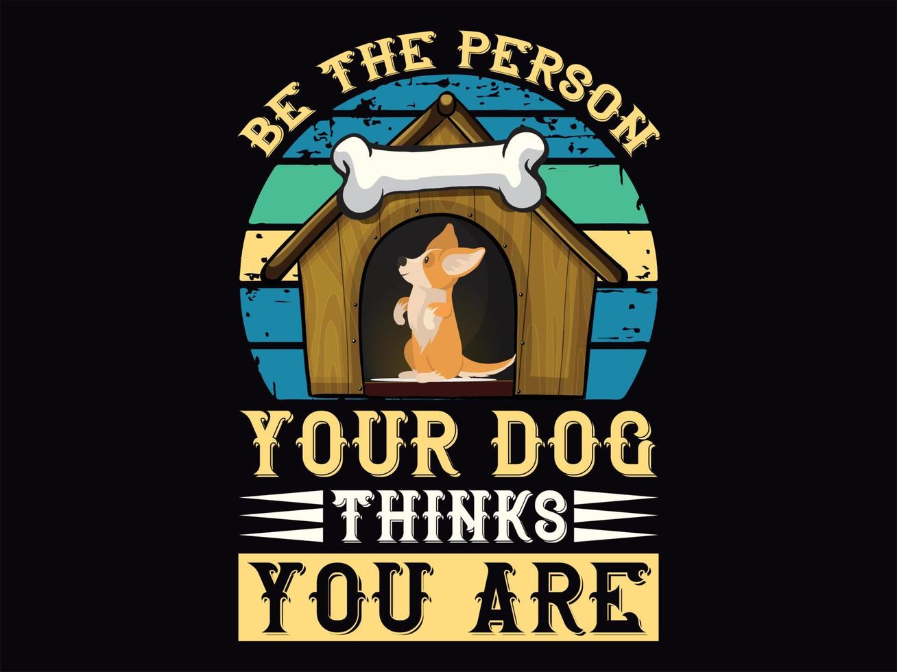 honden t-shirt ontwerp vector bestand