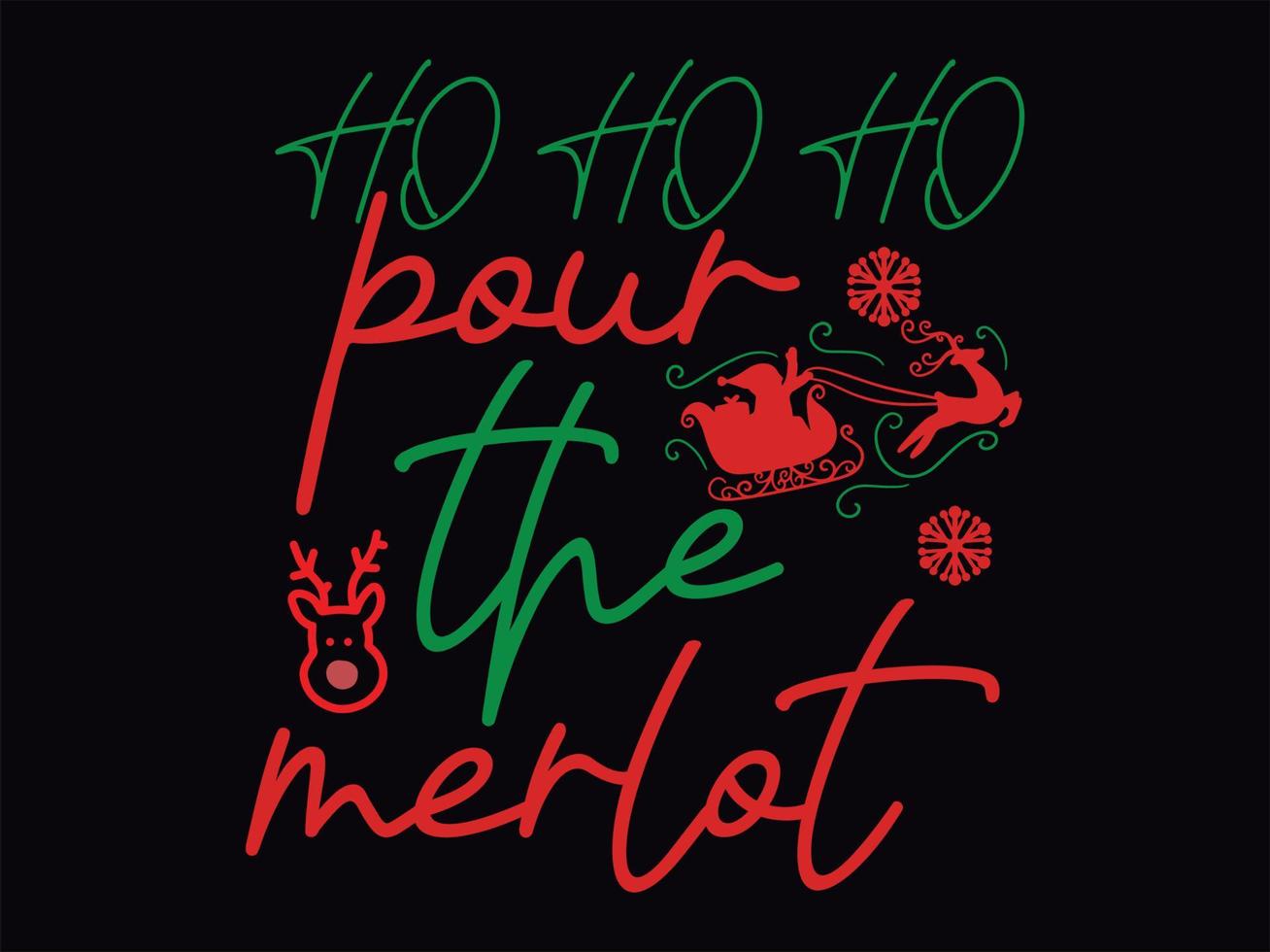 kerst t-shirt ontwerp vector bestand