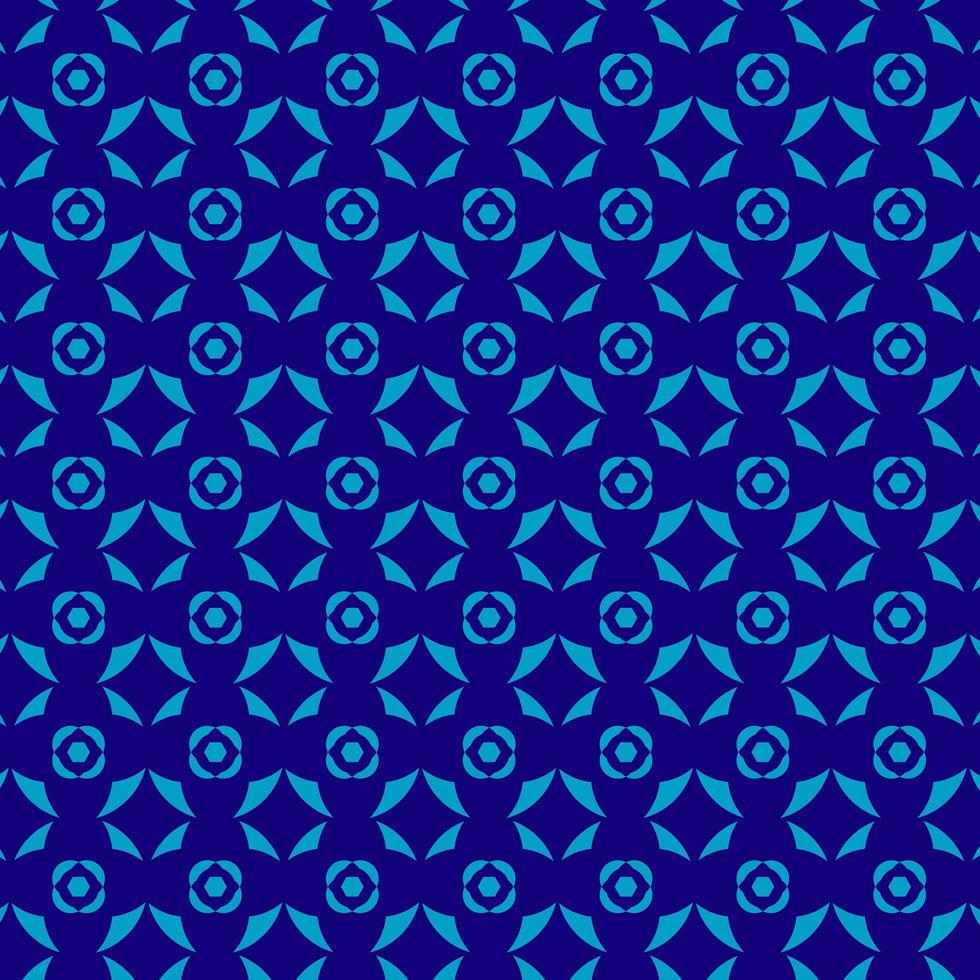 blauw licht en donker geometrisch retro patroon vector