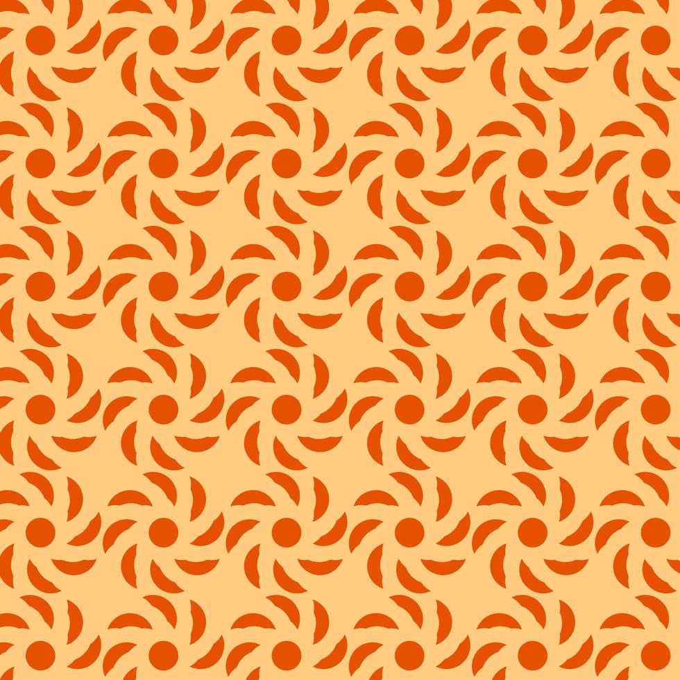 oranje en rood geometrisch patroon vector