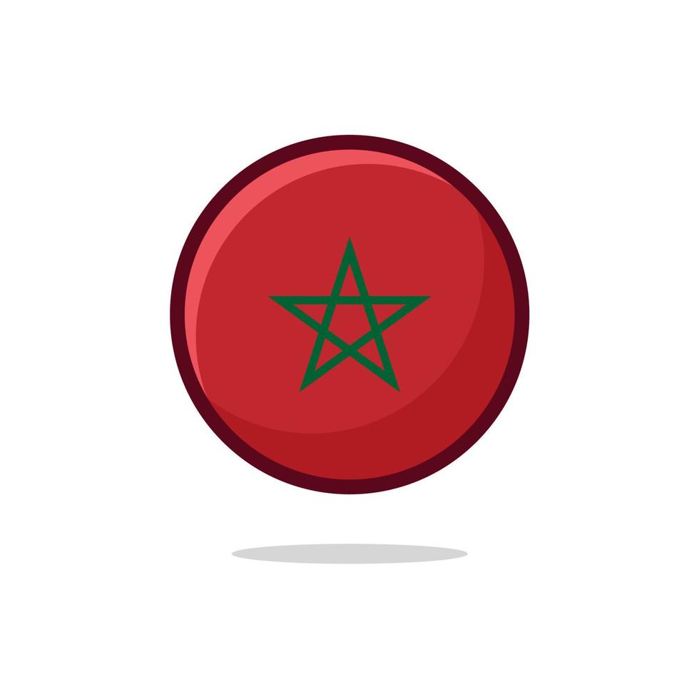 marokko vlag icoon vector