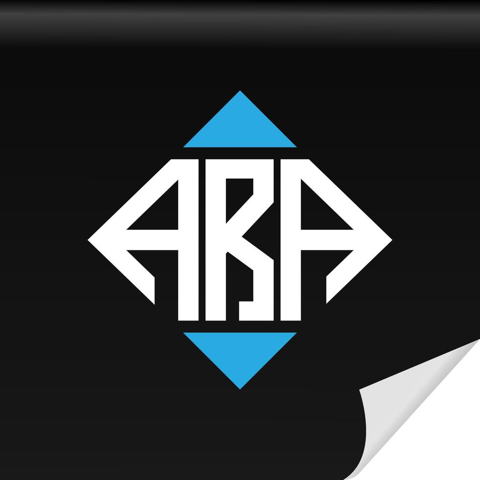 ara creatieve initialen letter logo-ontwerp met vectorafbeelding vector