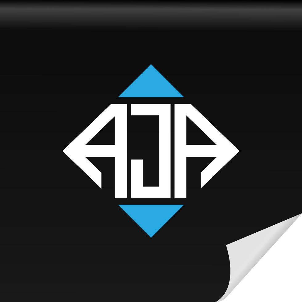 aja creatieve initialen letter logo-ontwerp met vectorafbeelding vector