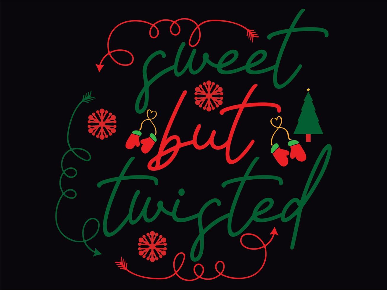 kerst t-shirt ontwerp vector bestand