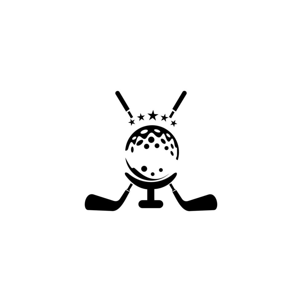 golfcompetitietoernooi wordt gebruikt voor een golfbaan of golftoernooikaart; vector