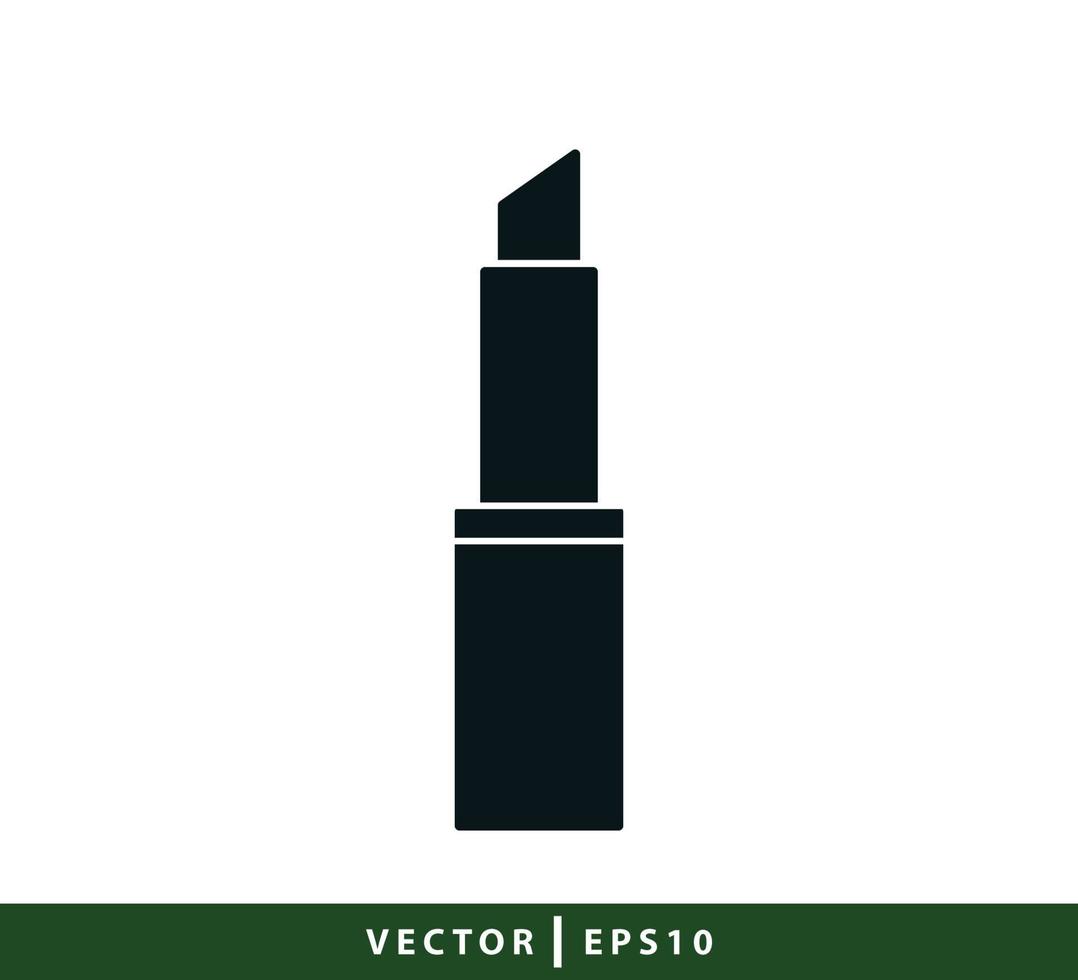 lippenstift pictogram vlakke stijl illustratie vector