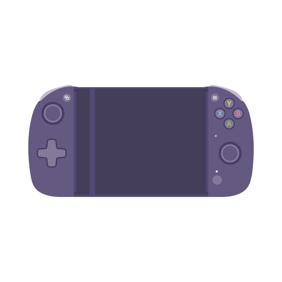 smartphone gamepad vlakke afbeelding. schoon pictogram ontwerpelement op geïsoleerde witte achtergrond vector