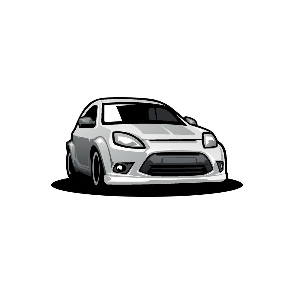 stadsauto illustratie vector