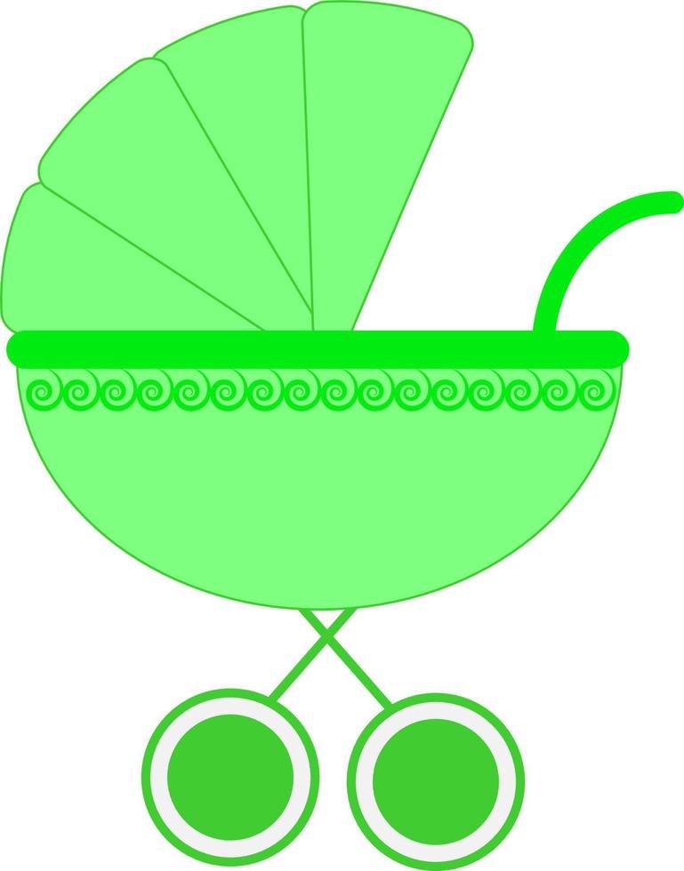 kinderwagen icoon vector