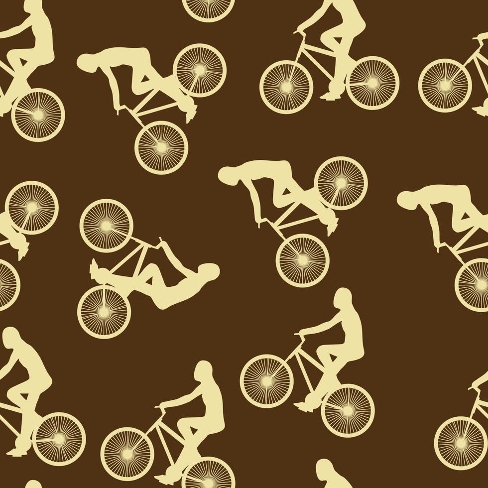 fiets naadloos patroon vector