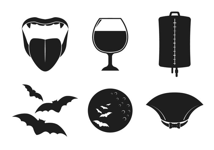 Vector Dracula Pictogrammen