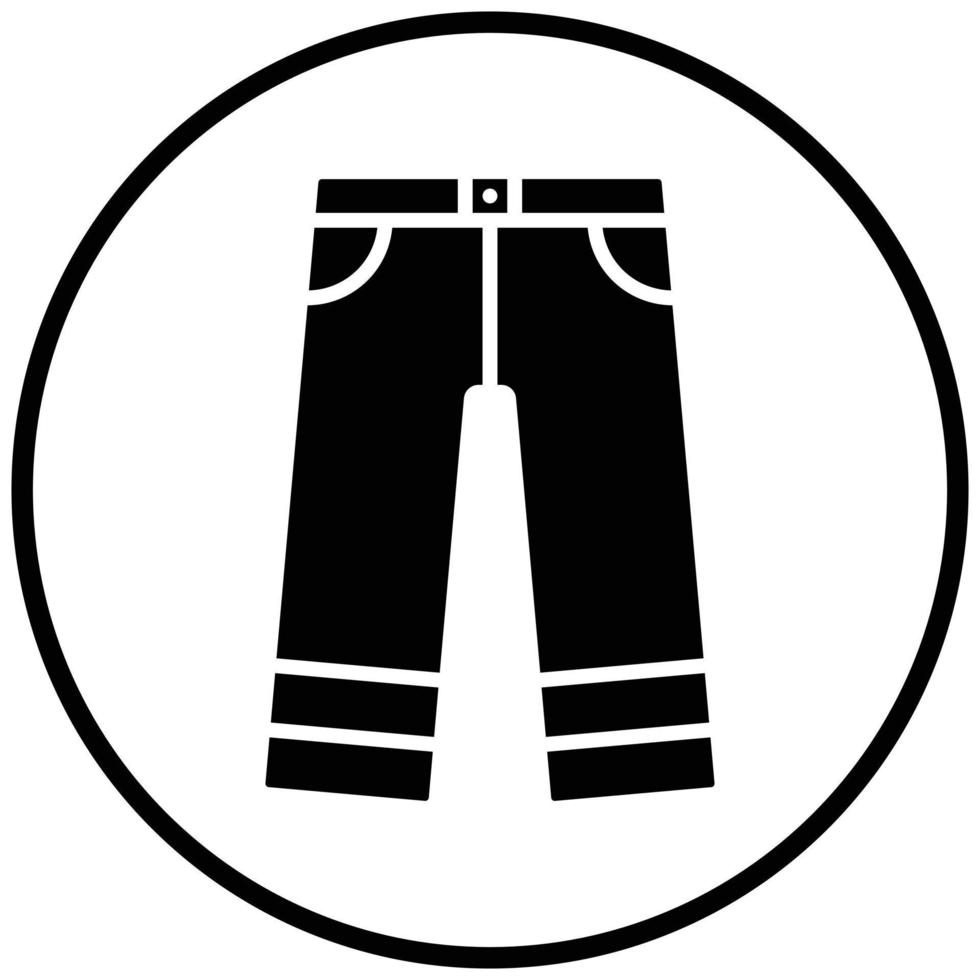 broek pictogramstijl vector