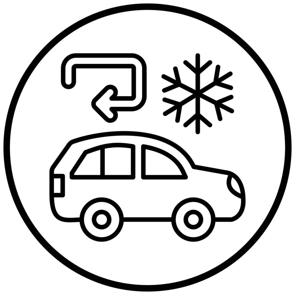 airconditioning pictogramstijl vector