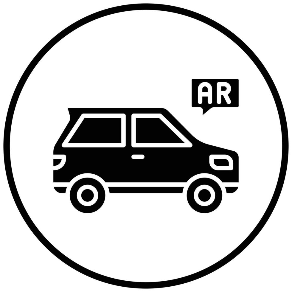 ar race-pictogramstijl vector