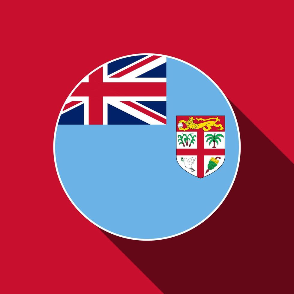 land Fiji. vlag van fiji. vectorillustratie. vector