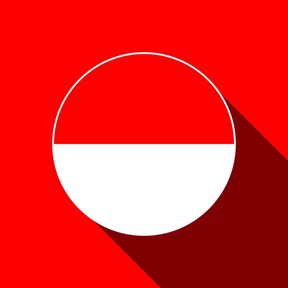 land Indonesië. Indonesische vlag. vectorillustratie. vector