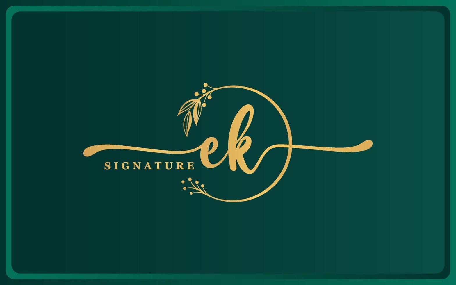 handschrift handtekening logo ontwerp geïsoleerde bloem vector