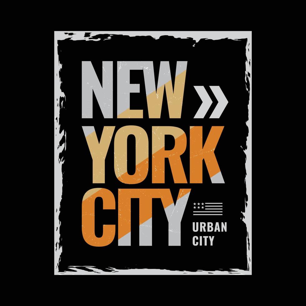 New York City typografie vector t-shirt ontwerp