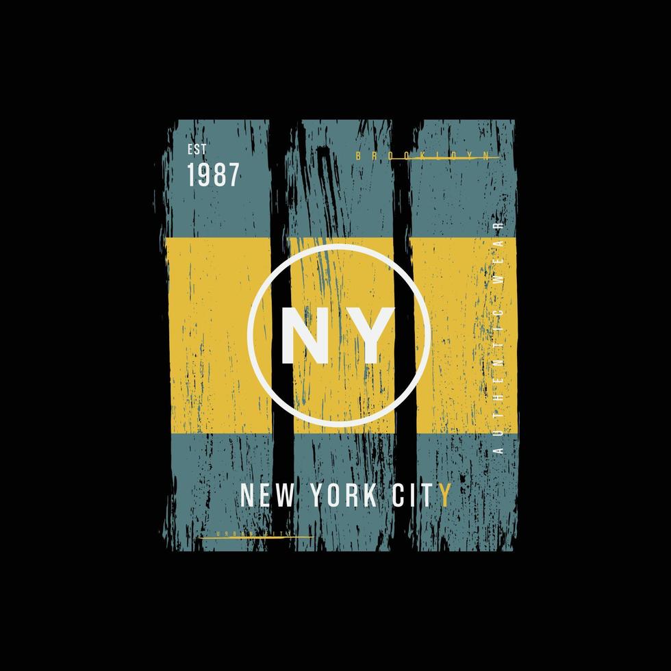 New York Brooklyn typografie vector t-shirt ontwerp