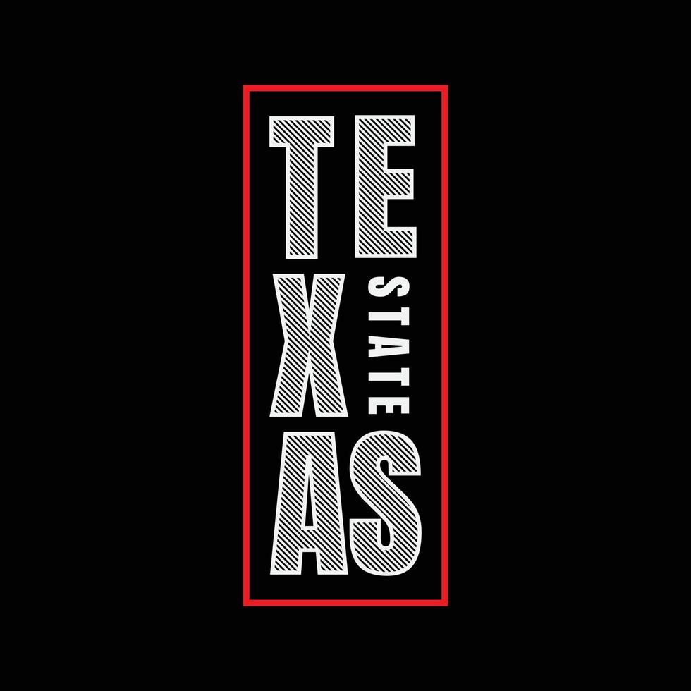 texas t-shirt en kledingontwerp vector