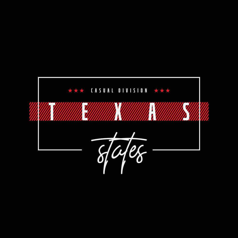 texas t-shirt en kledingontwerp vector