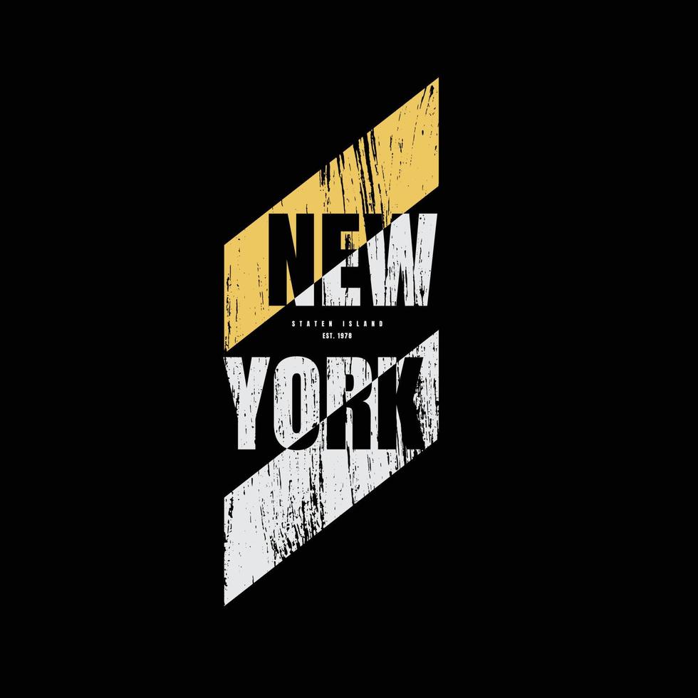 New York Brooklyn typografie t-shirt en kledingontwerp vector