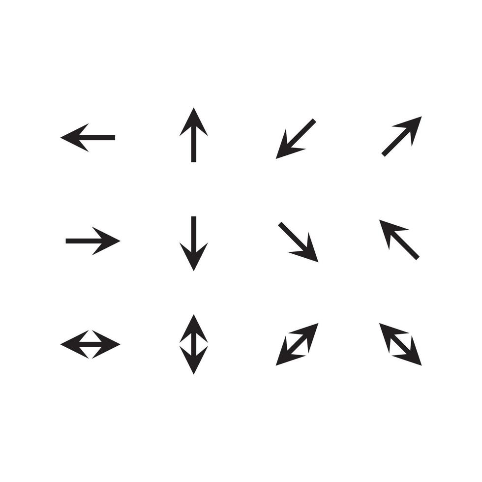 pijlpictogram eps 10 vector