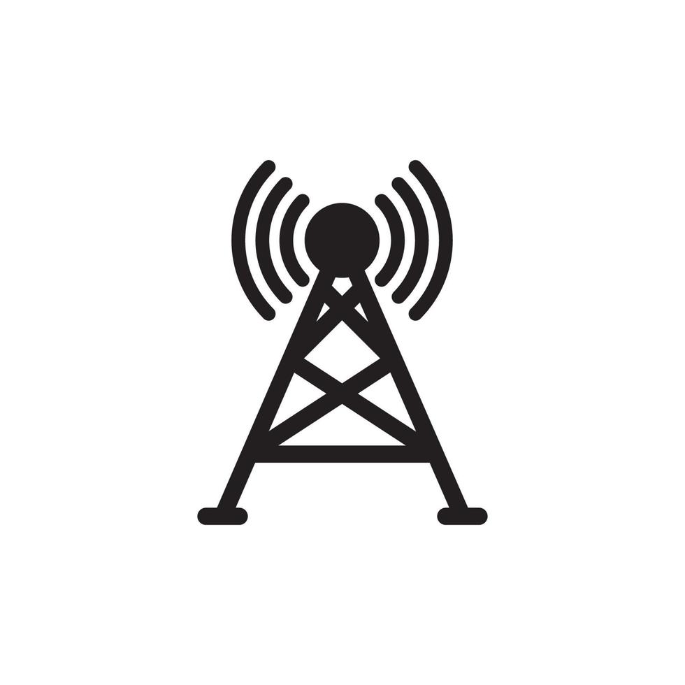 antenne pictogram eps 10 vector