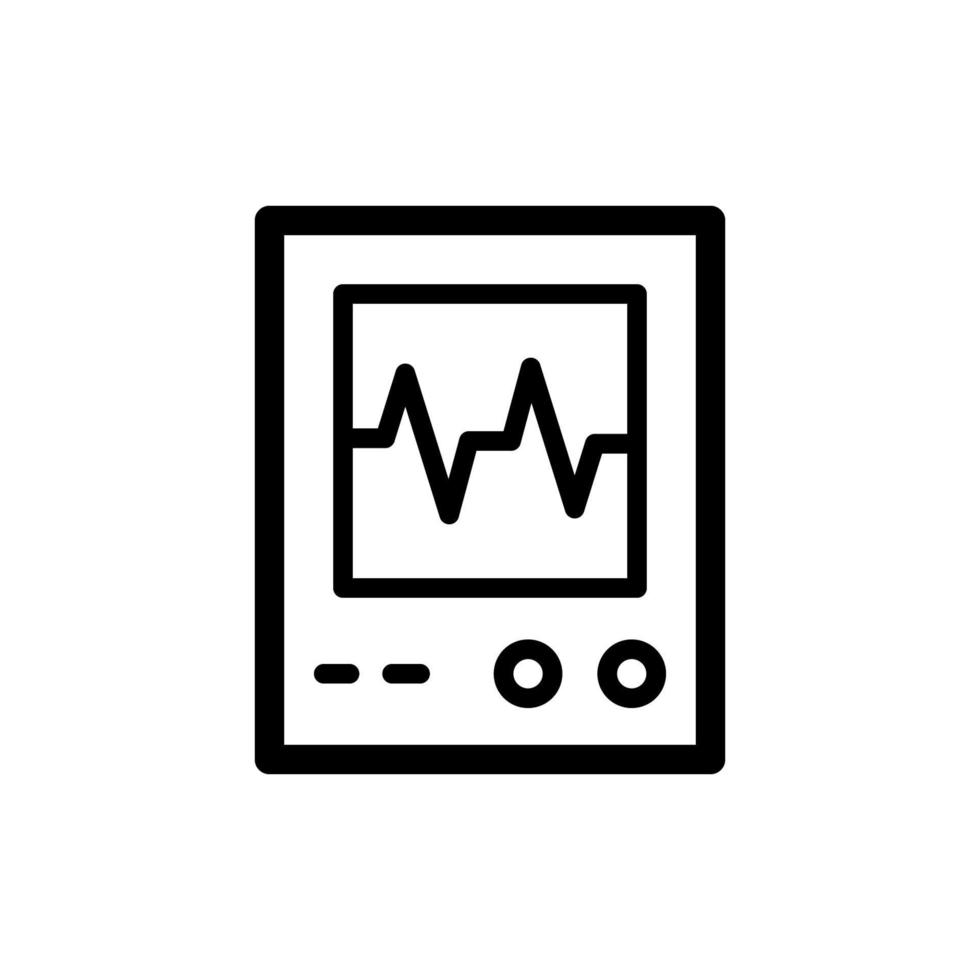 hartslag test icoon eps 10 vector