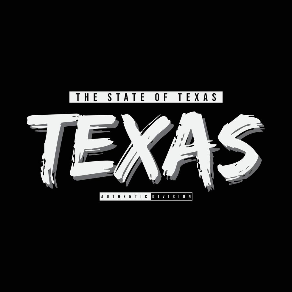 texas t-shirt en kledingontwerp vector