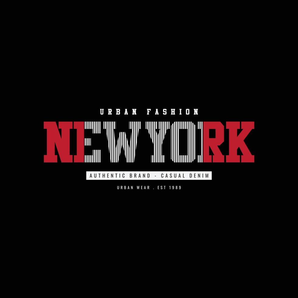 New York Brooklyn typografie vector t-shirt ontwerp