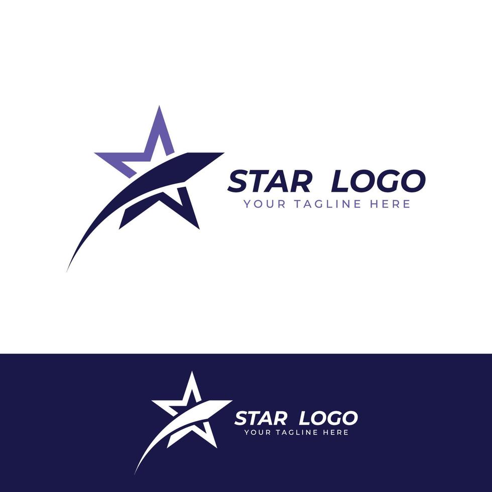 ster logo.star-logo voor zaken en company.with modern vector illustratie concept.