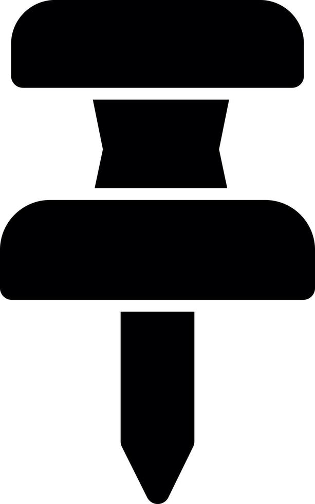 punaise glyph-pictogram vector