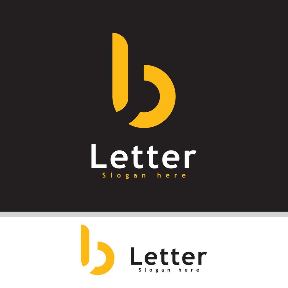 letter b logo pictogram ontwerpsjabloon, creatief b logo symbool vector