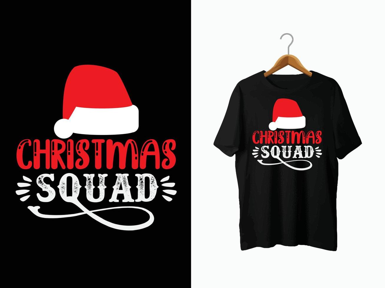 kerst t-shirt ontwerp. vector