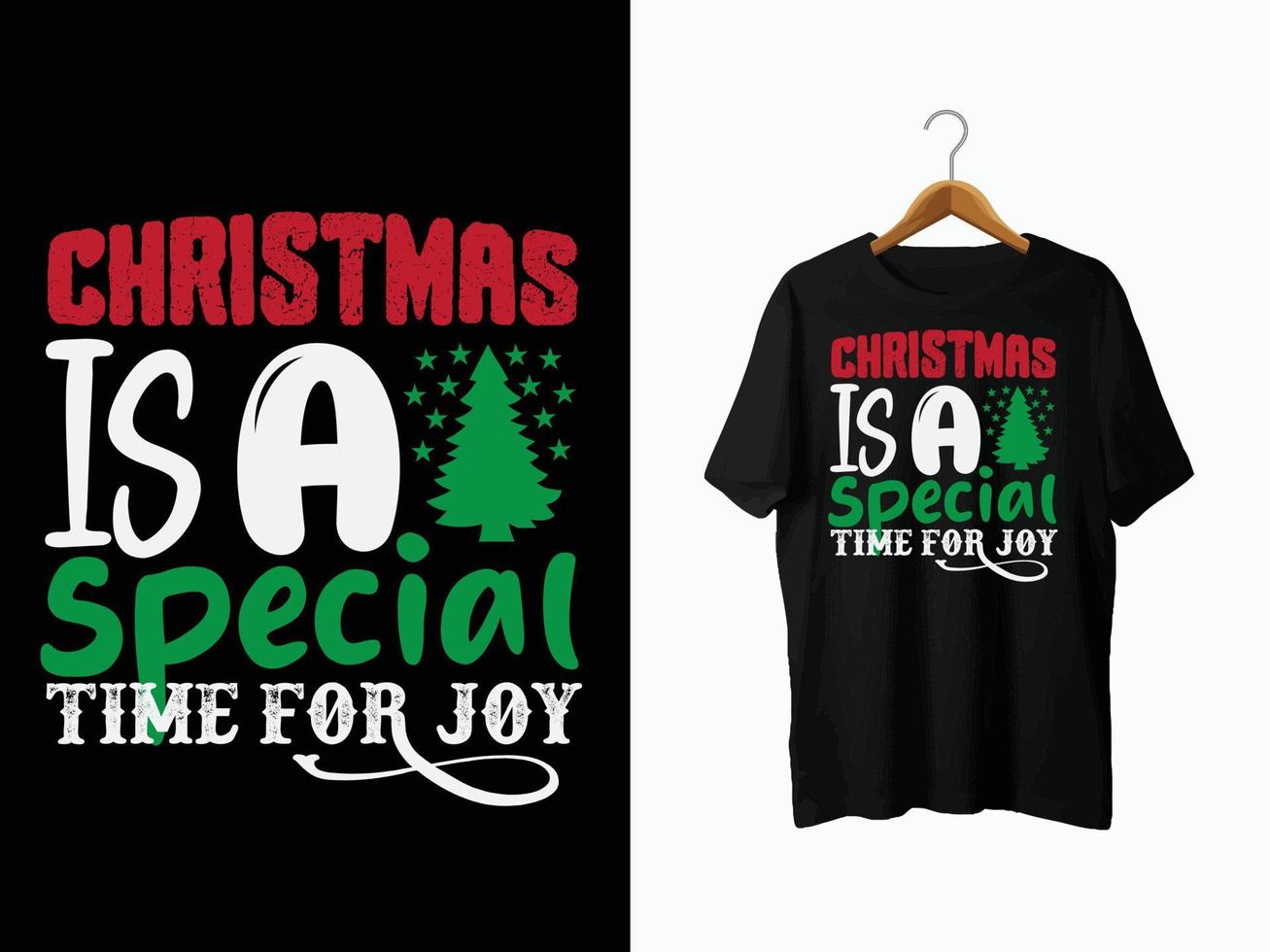 kerst t-shirt ontwerp. vector