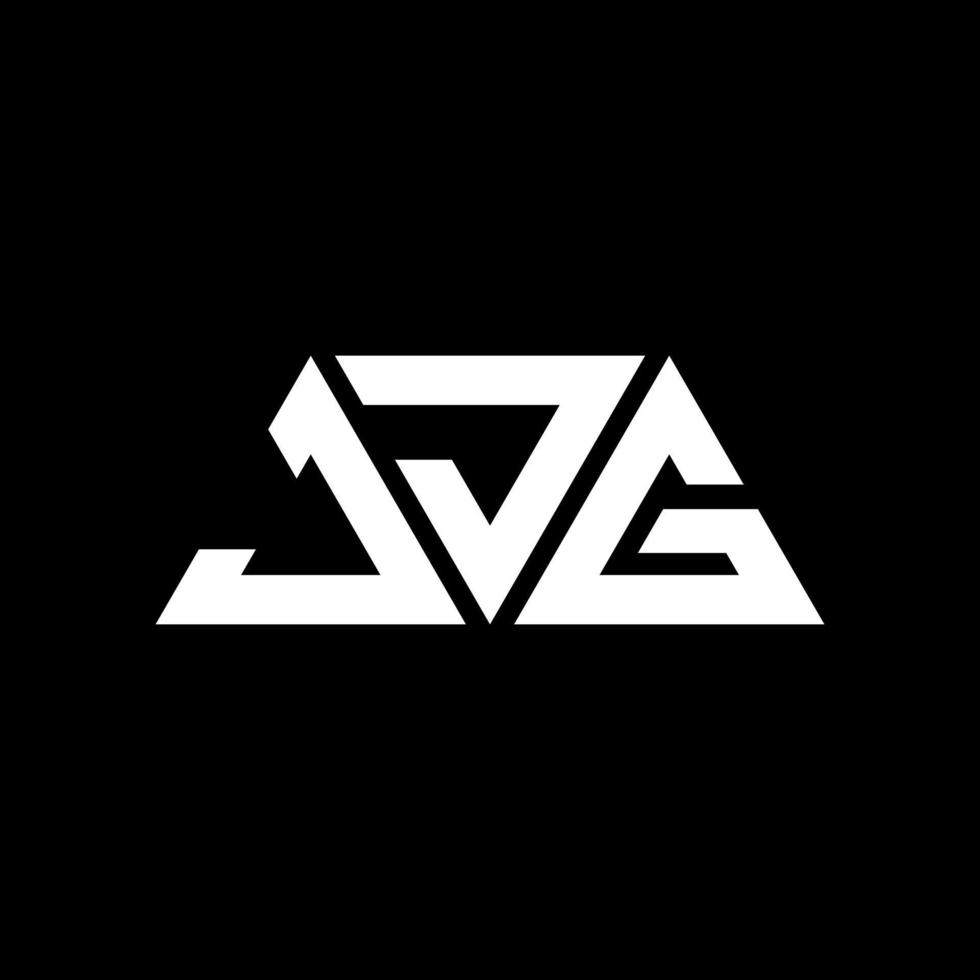 jjg driehoek brief logo ontwerp met driehoekige vorm. jjg driehoek logo ontwerp monogram. jjg driehoek vector logo sjabloon met rode kleur. jjg driehoekig logo eenvoudig, elegant en luxueus logo. jjg