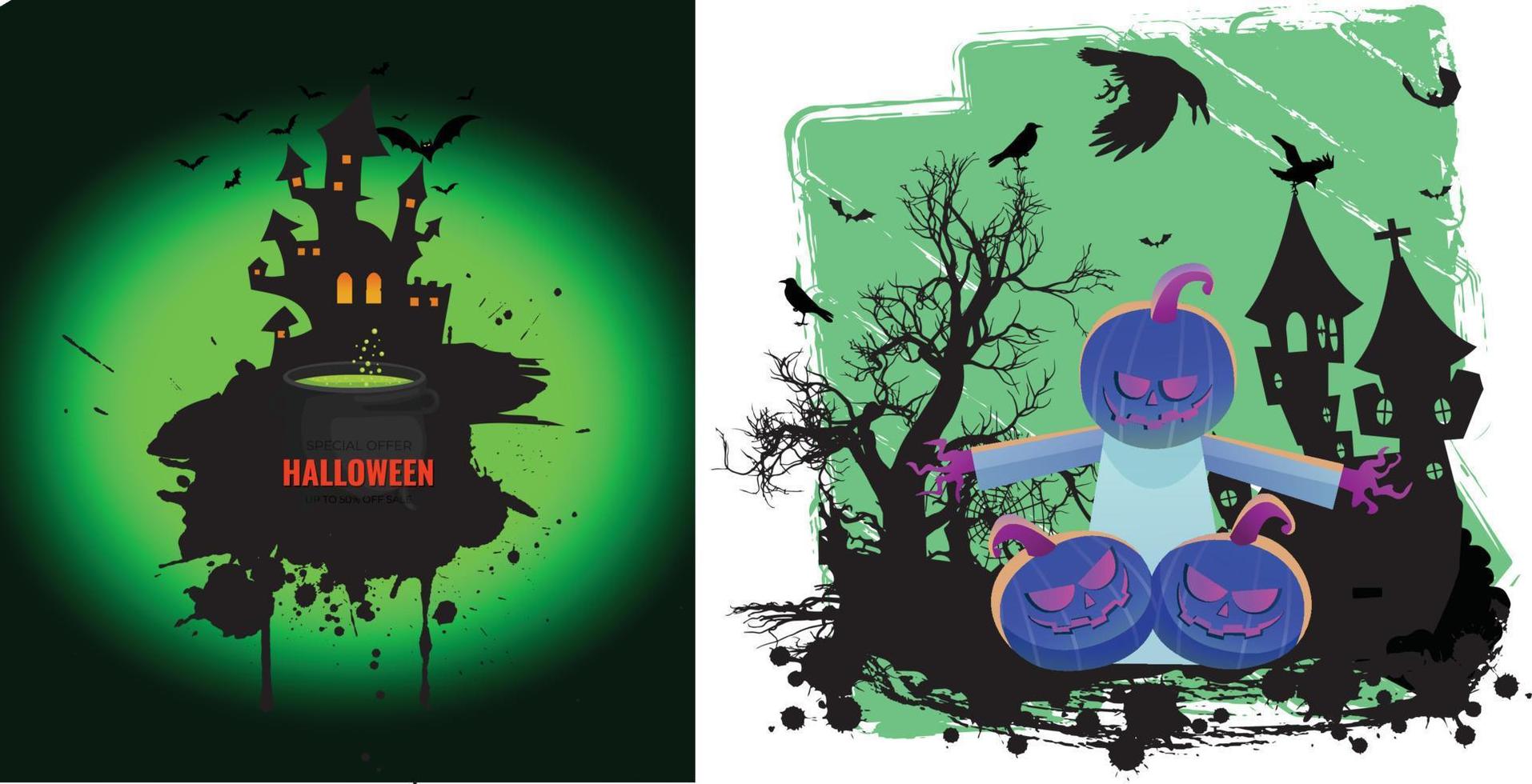 halloween dag eng vector