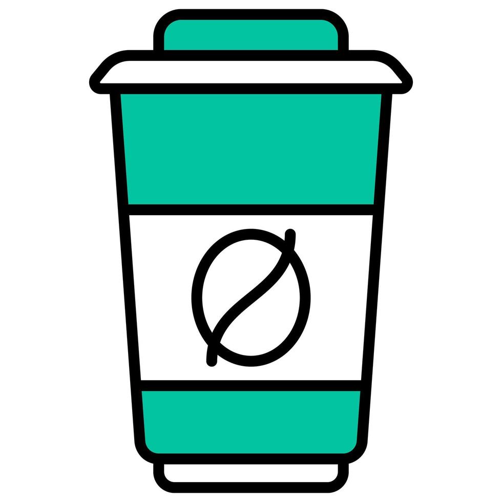 koffiekopje pictogram met transparante achtergrond vector