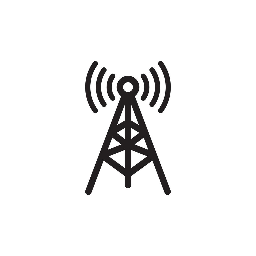 antenne pictogram eps 10 vector