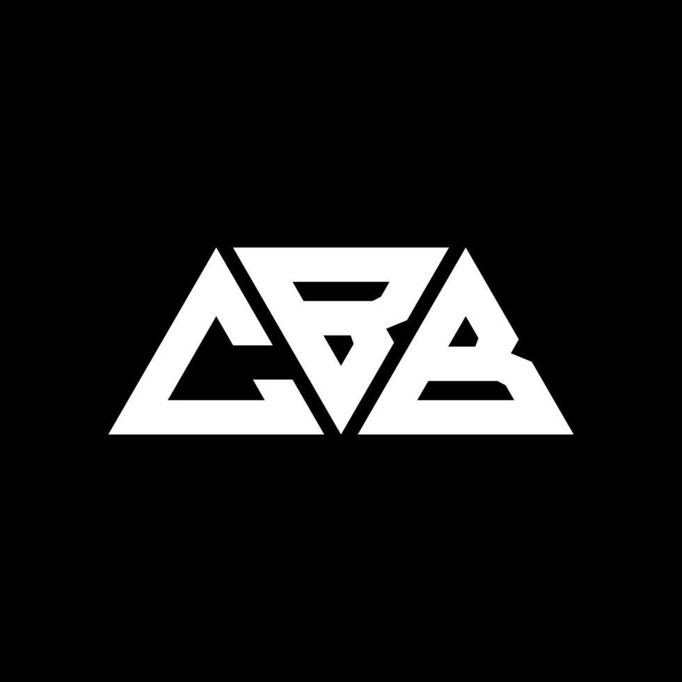 cbb driehoek brief logo ontwerp met driehoekige vorm. cbb driehoek logo ontwerp monogram. cbb driehoek vector logo sjabloon met rode kleur. cbb driehoekig logo eenvoudig, elegant en luxueus logo. cbb