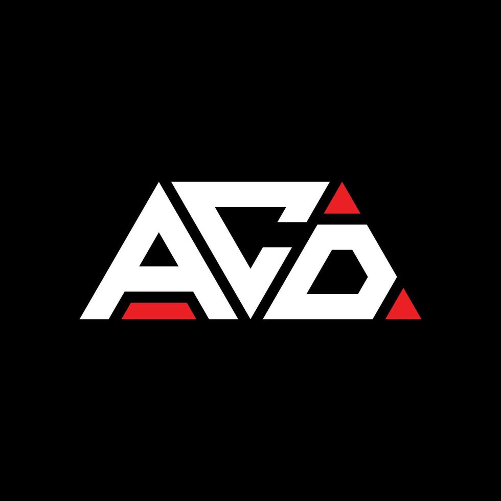 acd driehoek brief logo ontwerp met driehoekige vorm. acd driehoek logo ontwerp monogram. acd driehoek vector logo sjabloon met rode kleur. acd driehoekig logo eenvoudig, elegant en luxueus logo. acd