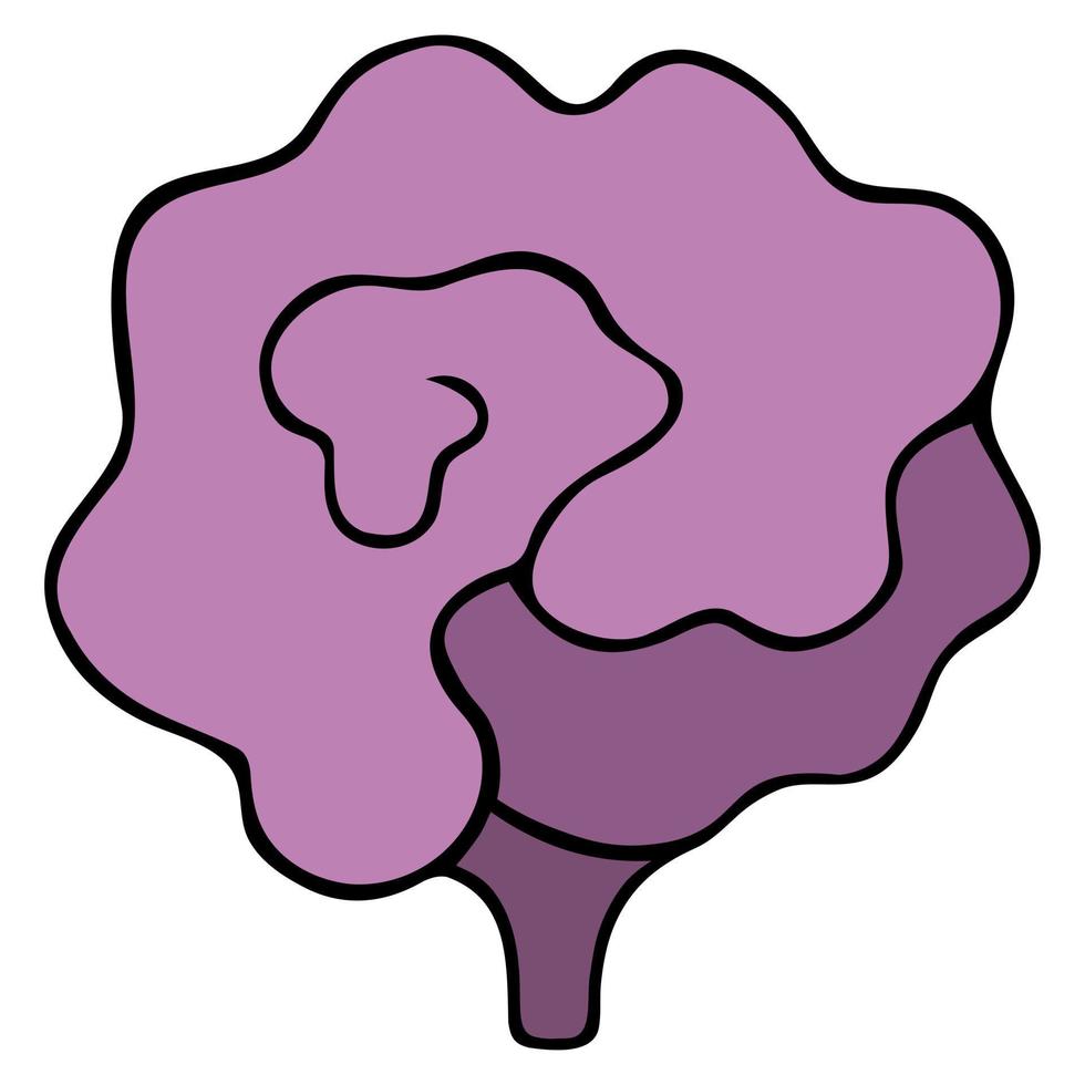 plaat koraal. montipora. scleractine koraal. mariene ongewervelde organisme. kleur vectorillustratie. cartoon-stijl. geïsoleerde achtergrond. idee voor webdesign. vector