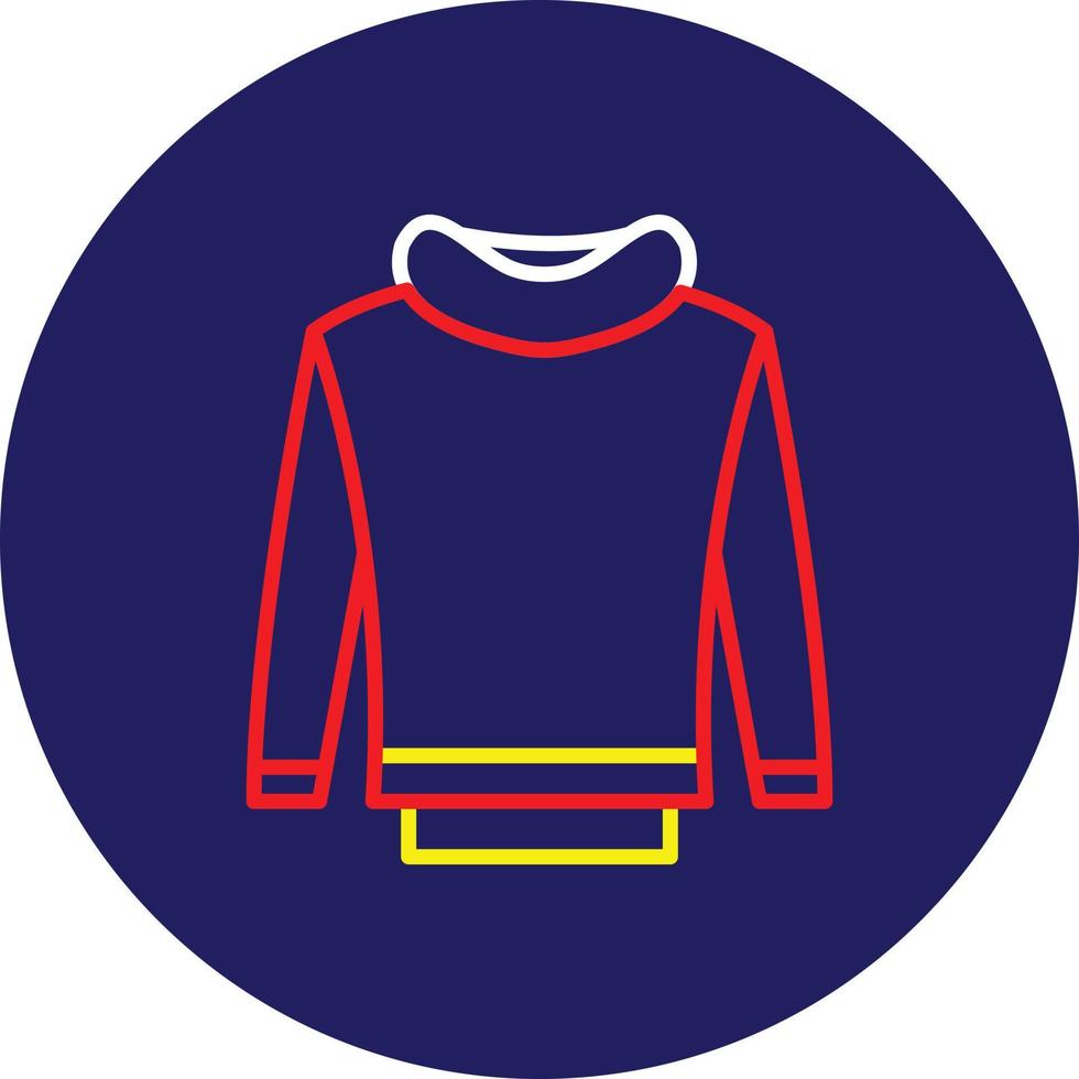 sweatshirt lijn multicolor vector