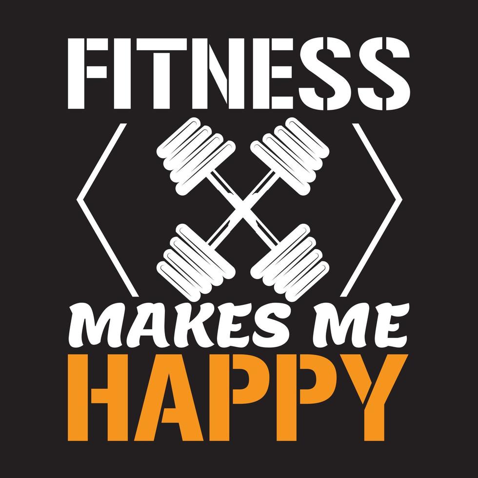 fitness t-shirt ontwerp vector